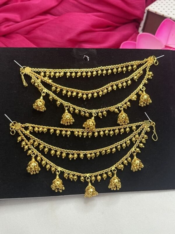 Grand 3 layer maatil with jumka hangings