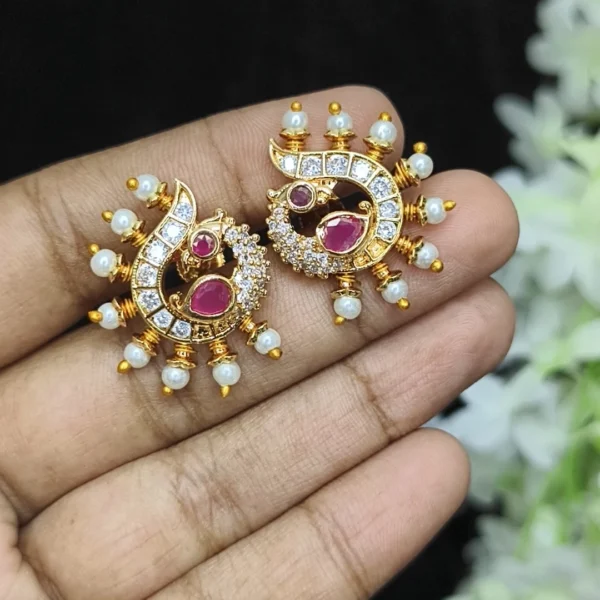 Peacock Earrings