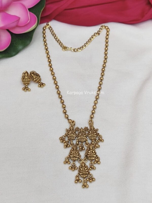 Ashtalakshmi necklace with earrings