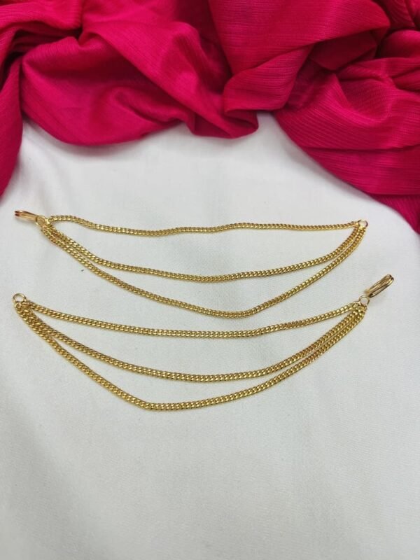 3 layer gold plated earchain