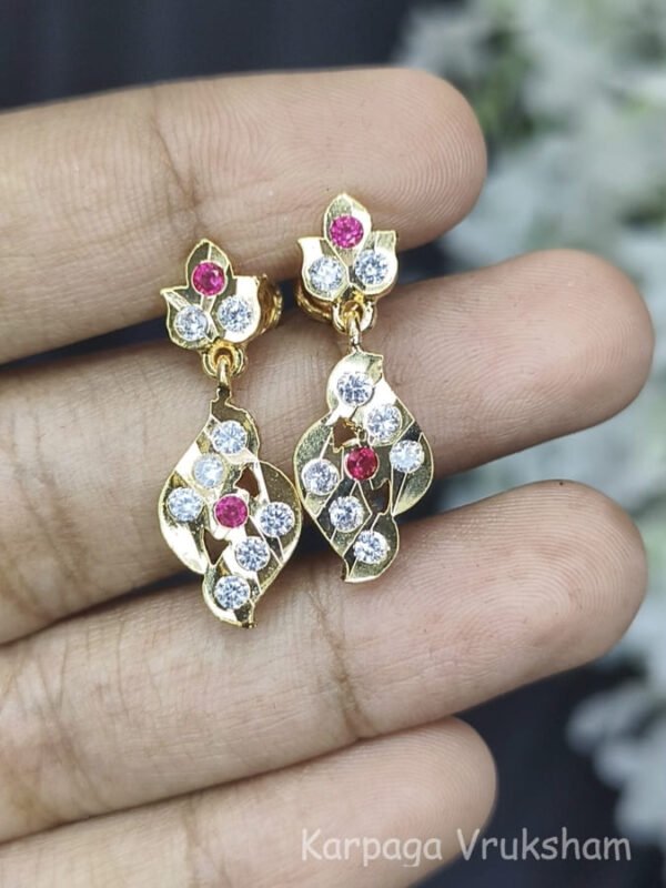 Impon Leaf earrings