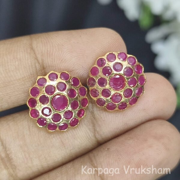 Ruby studs