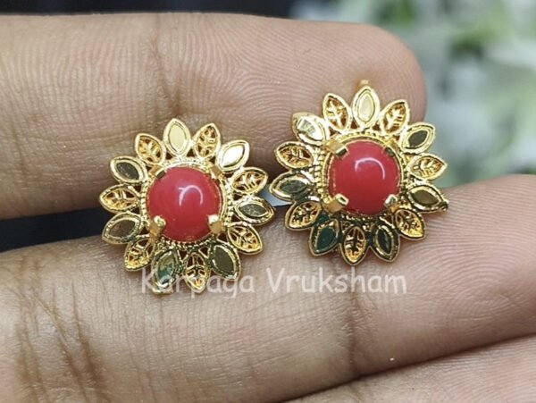 Coral studs