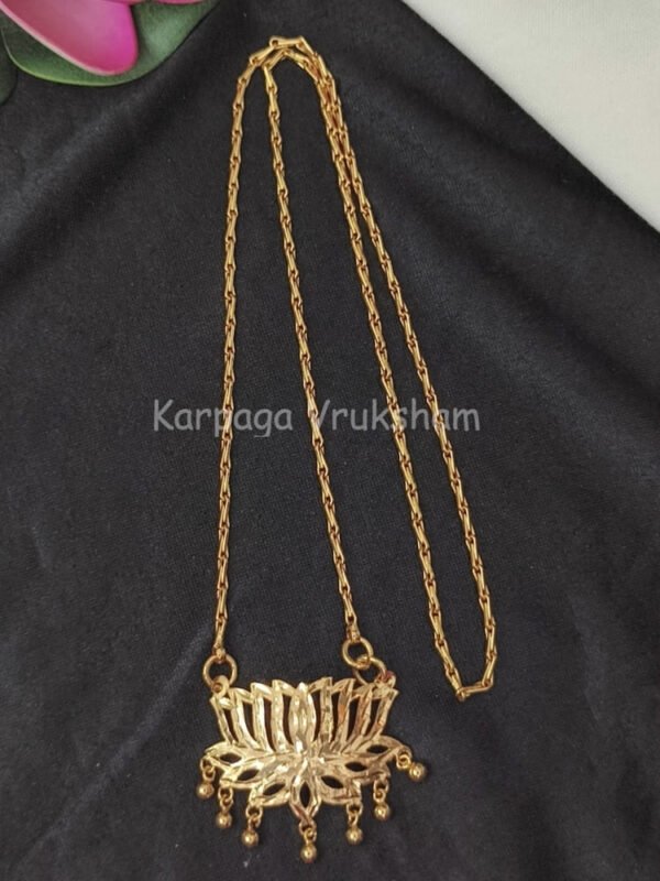 Lotus Pendant chain
