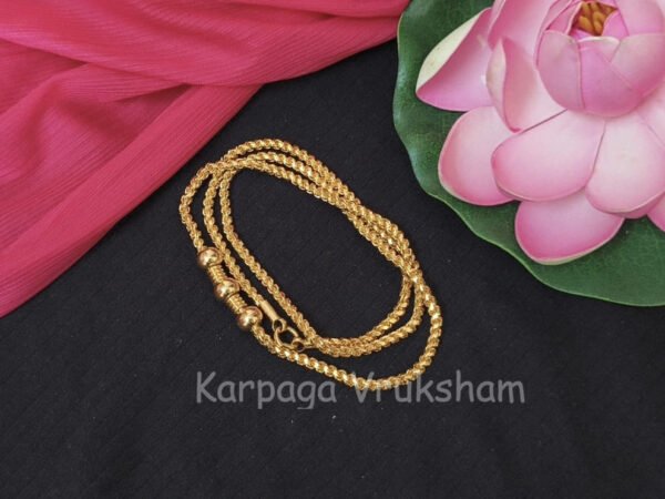 Gold like mugappu chain