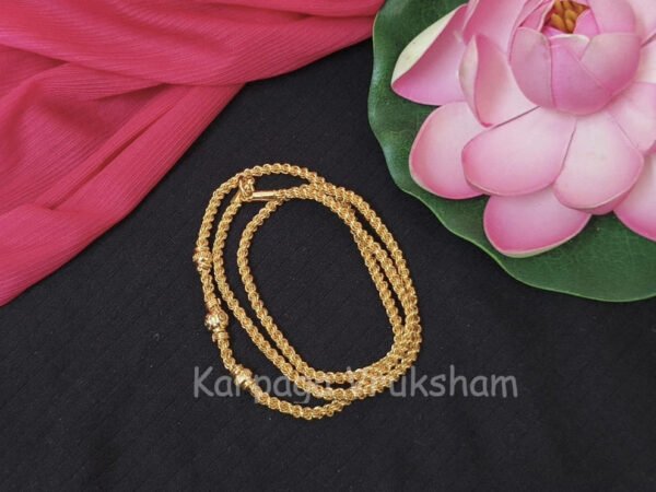 Gold like mugappu chain