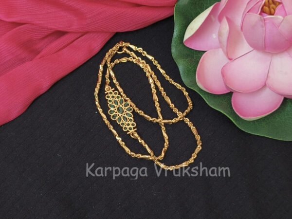 Green kemp mugappu chain