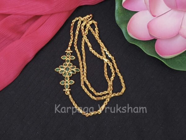 Green kemp mugappu chain