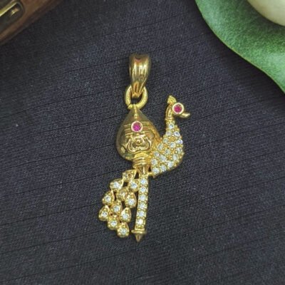 AD Stone Vel Mayil Pendant