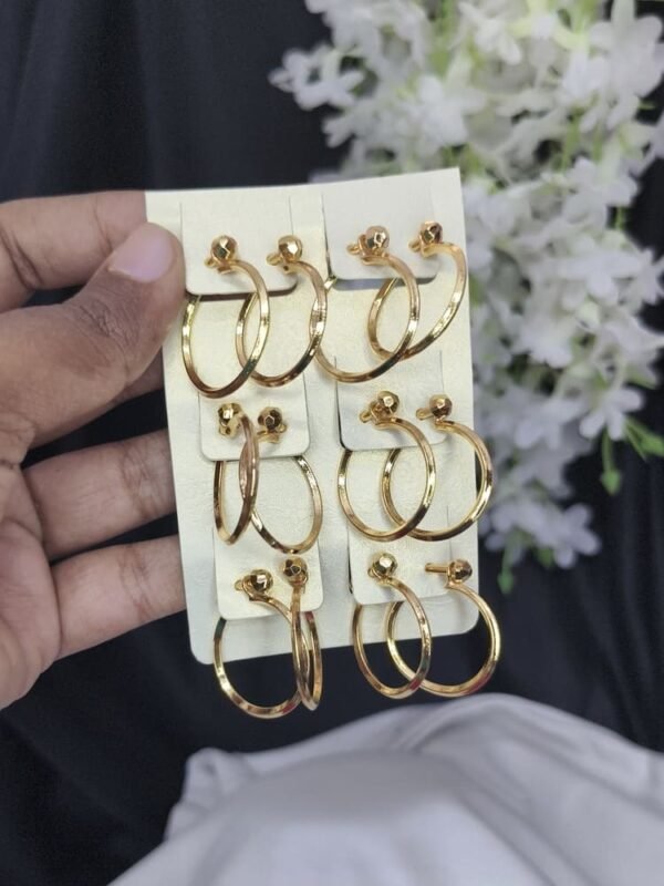 Gold like bali earrings