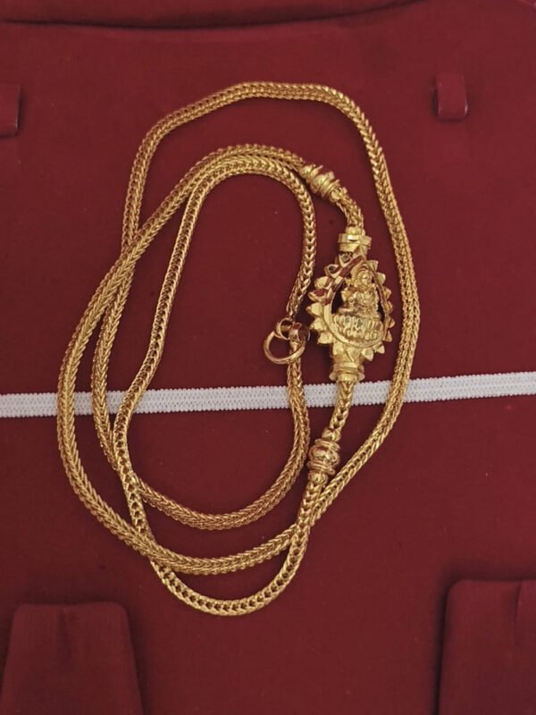 Lakshmi mugappu thali chain