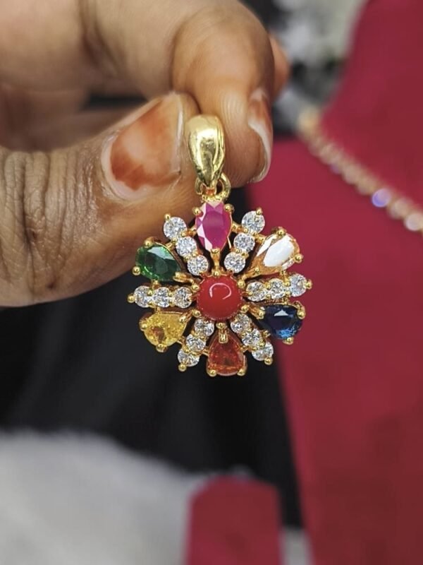 Navratna pendant