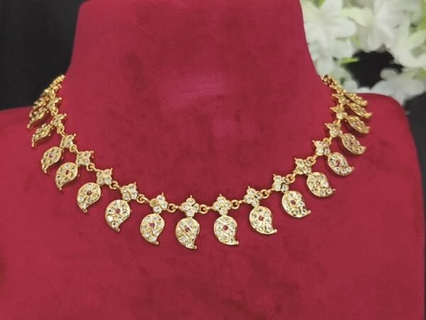 Impon Stone Mango Necklace