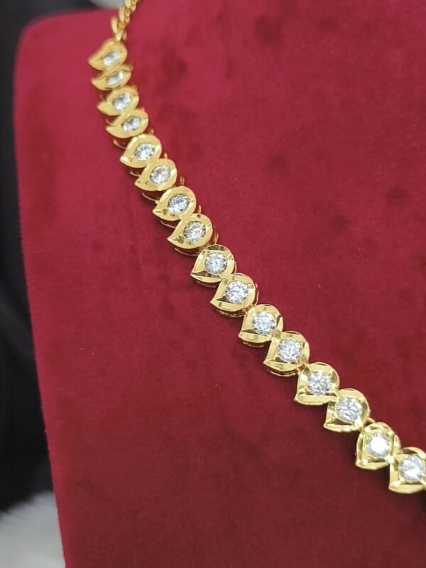 Impon white stone necklace - Image 2