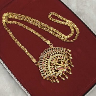 Grand AD stone dollar chain