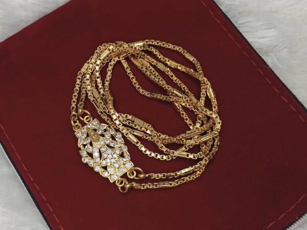 Vintage 2 vadam Impon mugappu chain