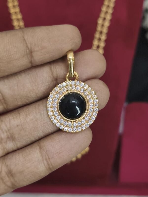 AD Stone Pendant - Black