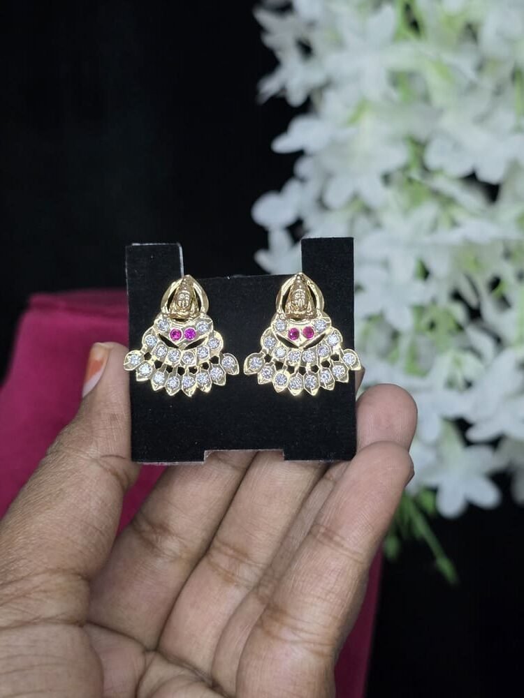Impon vintage Lakshmi earrings
