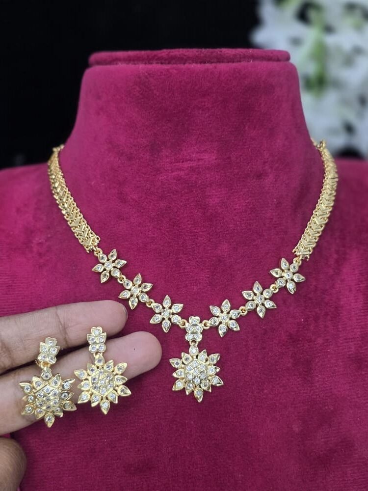 Impon Diamond replica Necklace With Earrings