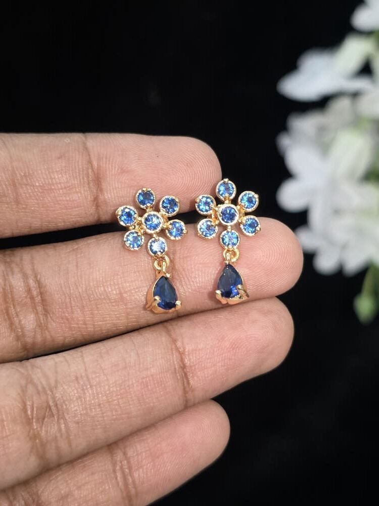 Diamond Like Impon Earrings - Image 2