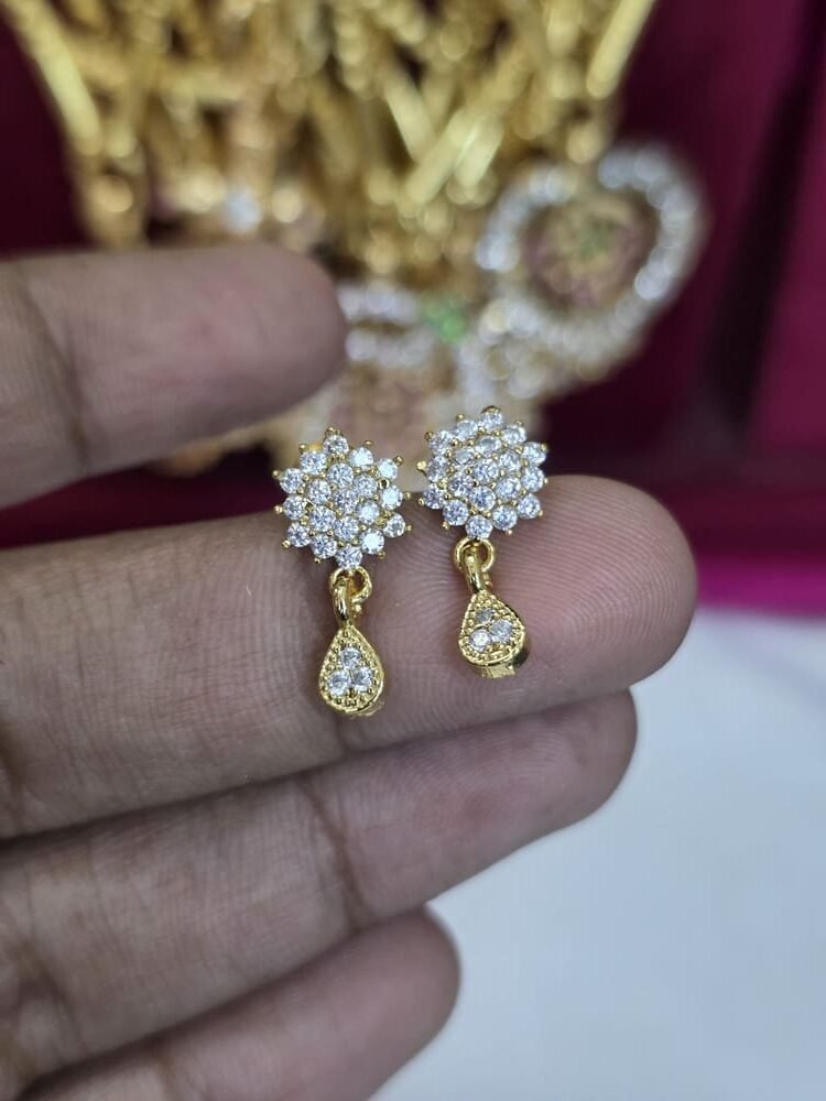 Diamond Like AD Stone Earrings
