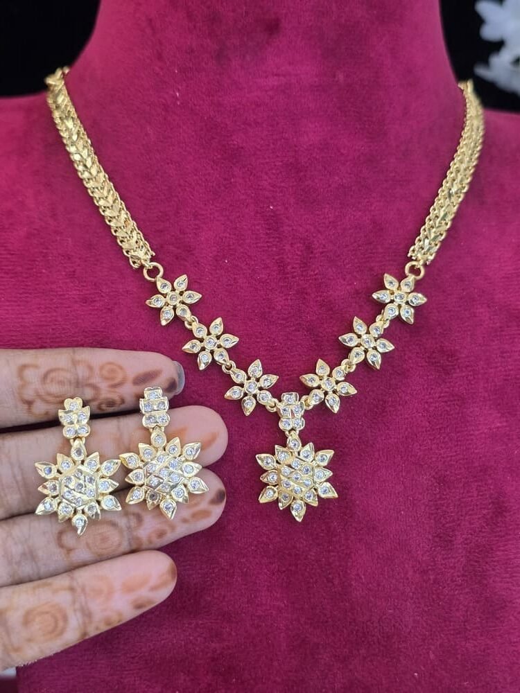Impon Necklace with Earrings
